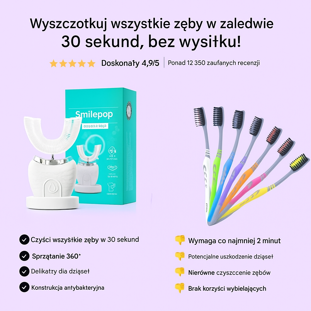 Smilepop szczoteczka 360°™